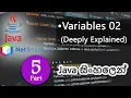 Java with Netbeans in Sinhala Java Variables Explained Java lesson part 05 by Movindu