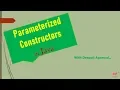 Parameterized Constructor in Java with Example Type of Constructors CORE JAVA Hindi