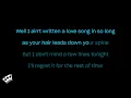 Zach Bryan - Plastic Cigarette (Karaoke Version)