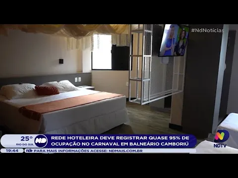 Rede hoteleira deve registrar quase 95% de ocupação no Carnaval em Balneário Camboriú