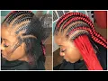 Can t feed in braid for stitch braids Try this for color feed in braids stitch with index finger