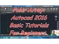 Polar Array Autocad 2016 cad software - online autocad classes Part 21-30