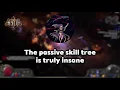 The passive skill tree is truly insane