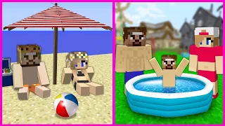 ZENGİN VE FAKİR TATİLE ÇIKTI! 😱 - Minecraft ZENGİN FAKİR HAYATI