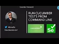 Selenium Cucumber Framework - Use Maven Build Plugins to execute Cucumber tests from Command Line