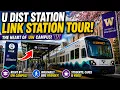 U District link rail station tour Seattle sound transit University of Washington Life in USA