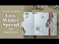 Journal With Me Cosy Winter Theme with Easy Dutch doors