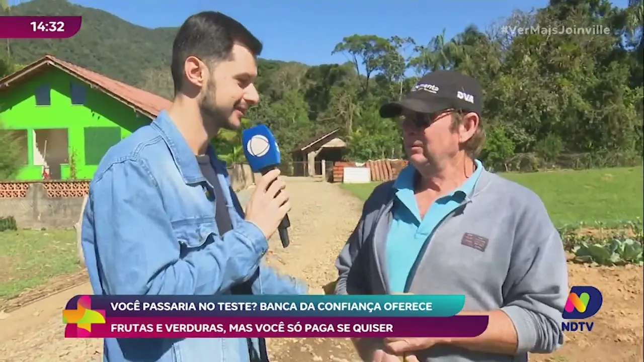 Você passaria no teste? Banca da confiança oferece frutas e verduras, mas você só paga se quiser