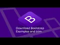 Simple Bootstrap Exercise 01 - Download Bootstrap Examples and Trim