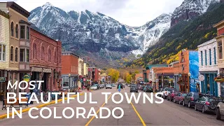 MOST BEAUTIFUL TOWNS IN COLORADO Best Places to Visit in CO Prettiest Mountain Cities to Travel