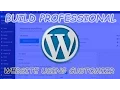 Build WordPress website using customizr theme