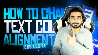 CSS Text Styling Tutorial - How to Change Text Color Alignment Decoration CSS Web Dev