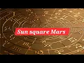 Sun square Mars synastry aspect Synastryvenus