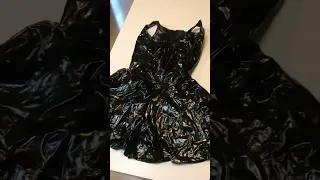 Download Shiny black pvc dresses MP3