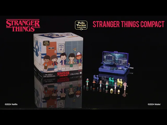 POLLY POCKET COLLECTOR STRANGER THINGS COMPACT PLAYSET EXCLUSIVO