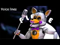 Lolbit all voice lines with subtitles