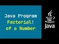Java Program to Find Factorial of a Number