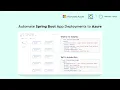 Automate Spring Boot Application Deployments to Azure