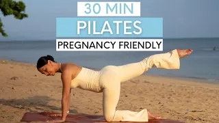 30 MIN PILATES WORKOUT || Pregnancy Friendly Pilates (Moderate)