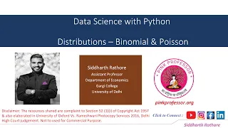 Binomial Poisson Distribution with Python