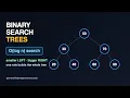 Binary Search Trees Visualized O log n Search