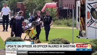 Columbus officer and K9 officer on road to recovery