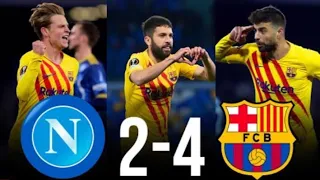 barcelona vs napoli extended highlights 4 2 