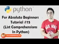 Python Comprehensions Python Tutorials For Absolute Beginners In Hindi
