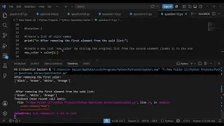 Remove First List Item in Python