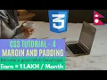 CSS Tutorial In Nepali Margin and Padding Box Model Web Development Earn 1 Lakh per month