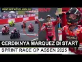 Download Lagu Detik-Detik Cerdiknya Marquez di Start Sprint Race, Pecco Kedodoran, Quartararo Crash - GPAssen 2025
