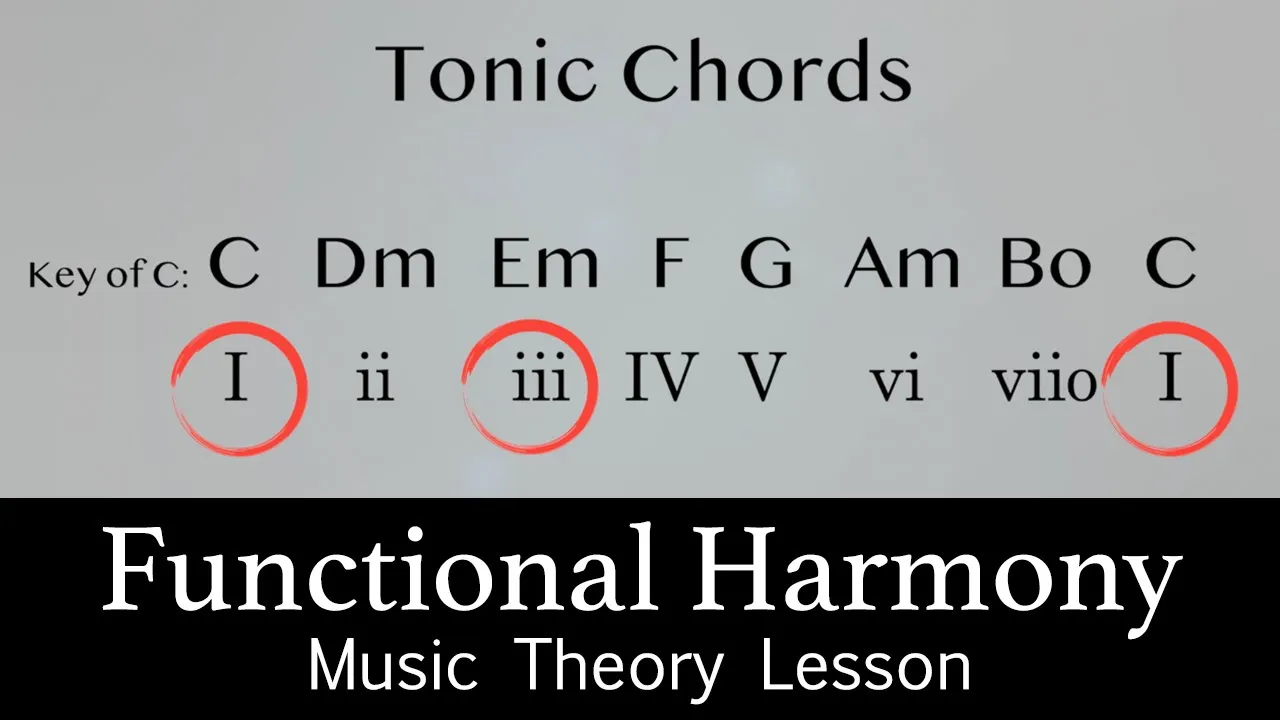 Functional Harmony - Music Theory Lesson