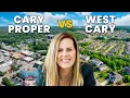 Living in Raleigh s Suburb Cary NC Proper vs West Cary
