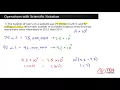 Operations with Scientific Notation 8 EE 4