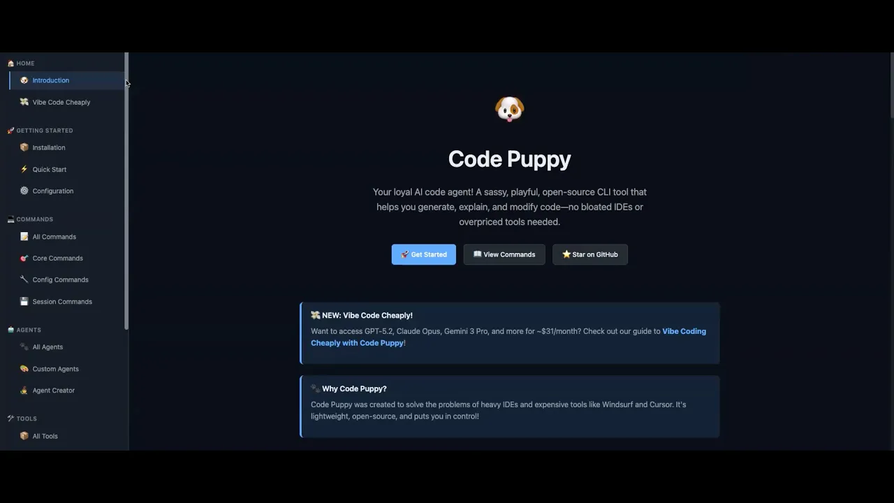 Code Puppy Live Demo from Jan 29, 2026: video thumbnail