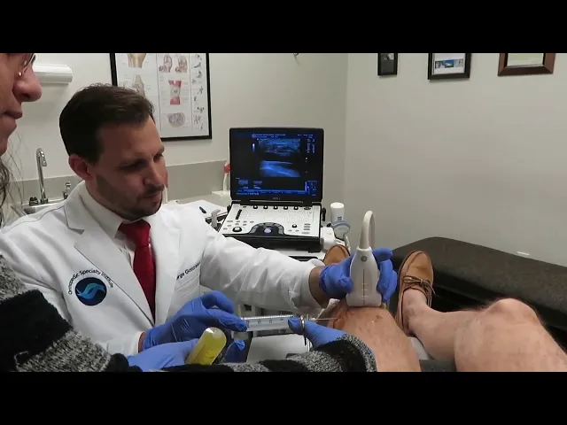 Ultrasound-Guided Knee Aspiration (Draining Fluid) | Fort Lauderdale