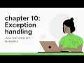 Chapter 10 Exception Handling In JAVA