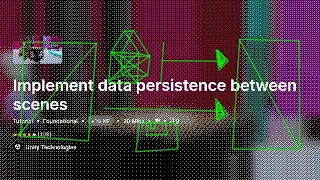 Unity Learn EP31 Implement data persistence between scenes w
