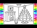 HAPPY HOLIDAYS How to Draw a Christmas Tree for Kids Christmas Coloring Pages for Kids