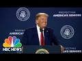 Trump Announces Plan To Provide Covid Vaccines To Nursing Homes At No Cost NBC News NOW