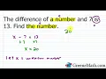 Translating Phrases into Algebraic Expressions and Equations