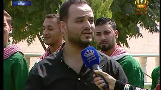 يسعد صباحك الرمثا لقاء الفنان عيسى الصقار ولقاء رئيس فرقة شباب الرمثا 