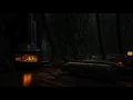 Download Lagu Light Rain and Warm Fireplace 🔥 Cozy Bedroom and Rain Sounds For Deep Sleep 🌧️