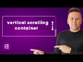 How to Add a Scrollbar to a Container Elementor