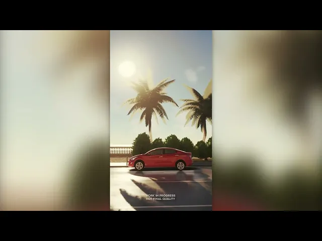 Sunrise and sunset. City Car Driving 2.0