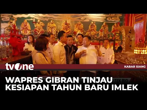 Wapres Gibran Tinjau Klenteng Boen Tek Bio di Tangerang