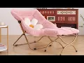 Tiita Saucer Chair Soft Faux Fur Oversized Folding Accent Chair Review Strong and High quality Liv