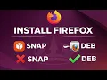 How to Install Firefox DEB on Ubuntu No Snap 2026 Guide