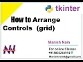 tkinter tutorial in hindi How to arrange Textbox Button in tkinter Hindi Manish Nain