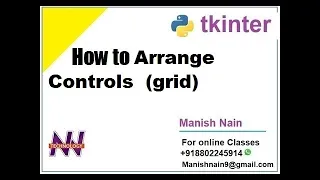 tkinter tutorial in hindi How to arrange Textbox Button in tkinter Hindi Manish Nain